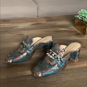 Beautiful Enzo Abgiolini Chunky Heel Mule